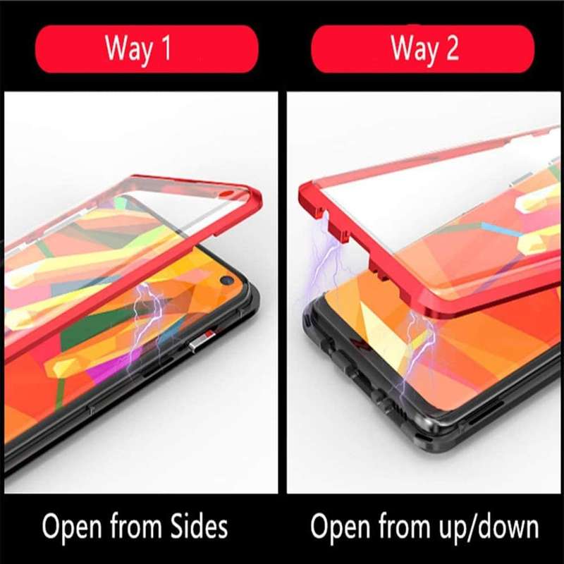 Replacement Magnetic Metal Tempered Glass Case for Huawei P30