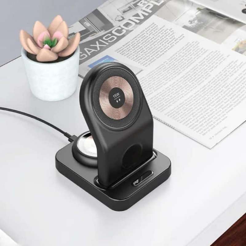 15W MagSafe Wireless Desk Charger for Android/ Apple iPhone