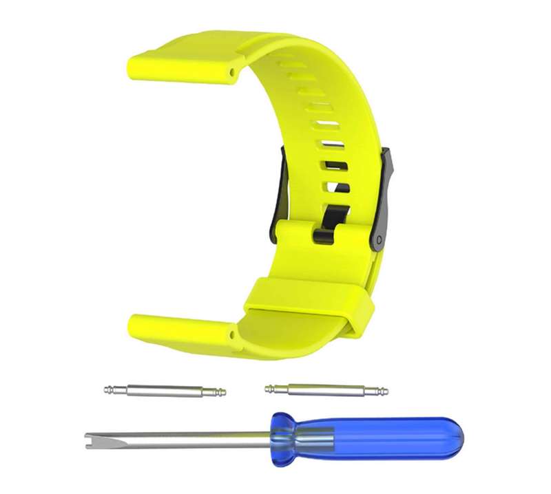 Suunto Traverse silicone strap - Yellow