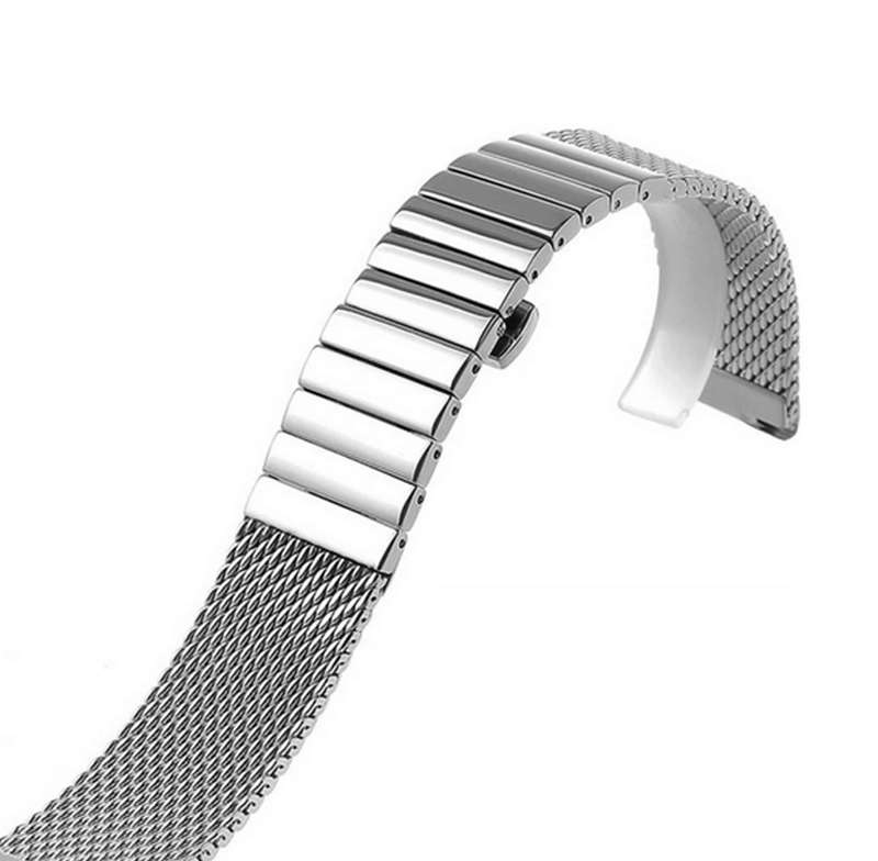 18mm Universal Stainless Steel Band - Silver