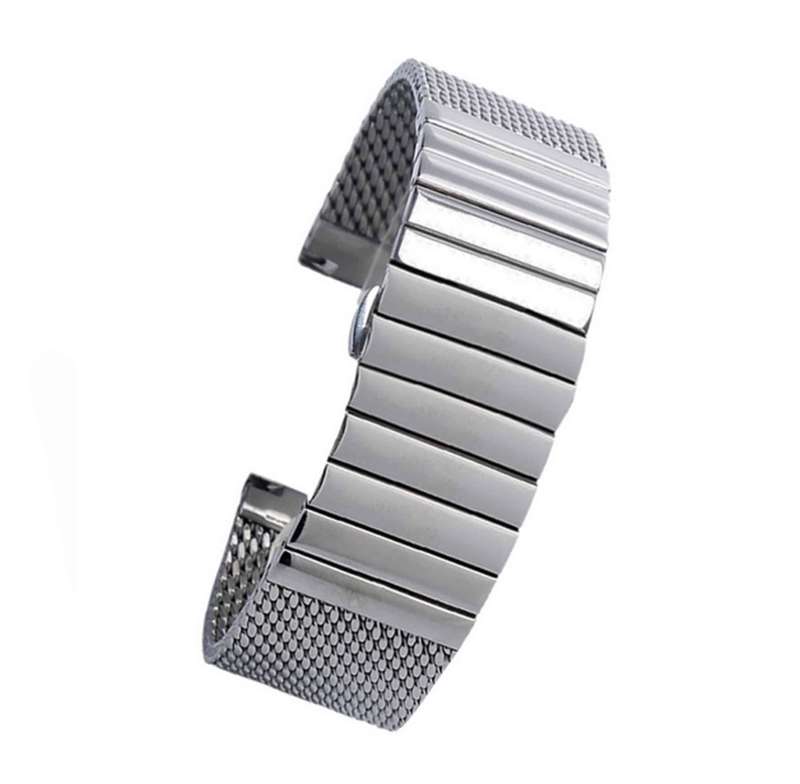 18mm Universal Stainless Steel Band - Silver