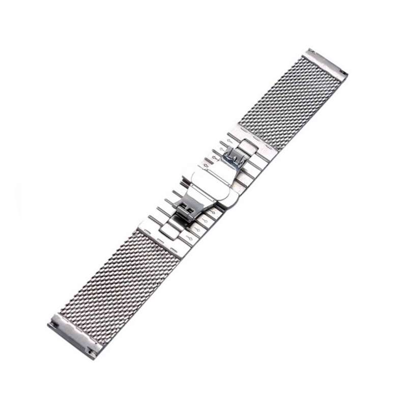 18mm Universal Stainless Steel Band - Silver