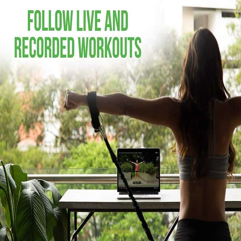 Full Body Portable Home Gym Resistance Exercise Workout System