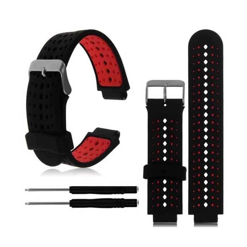 23mm Silicone Strap for Garmin Forerunner 220- 3 for 2 Combo