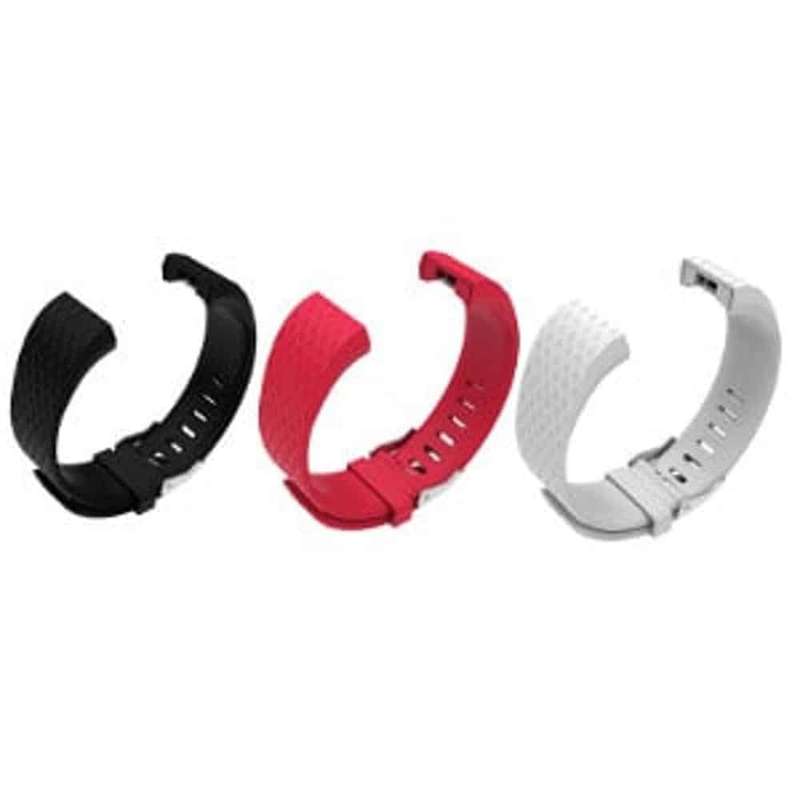 Silicone Strap for Fitbit Charge 2- x3 Pack Combo- M/L