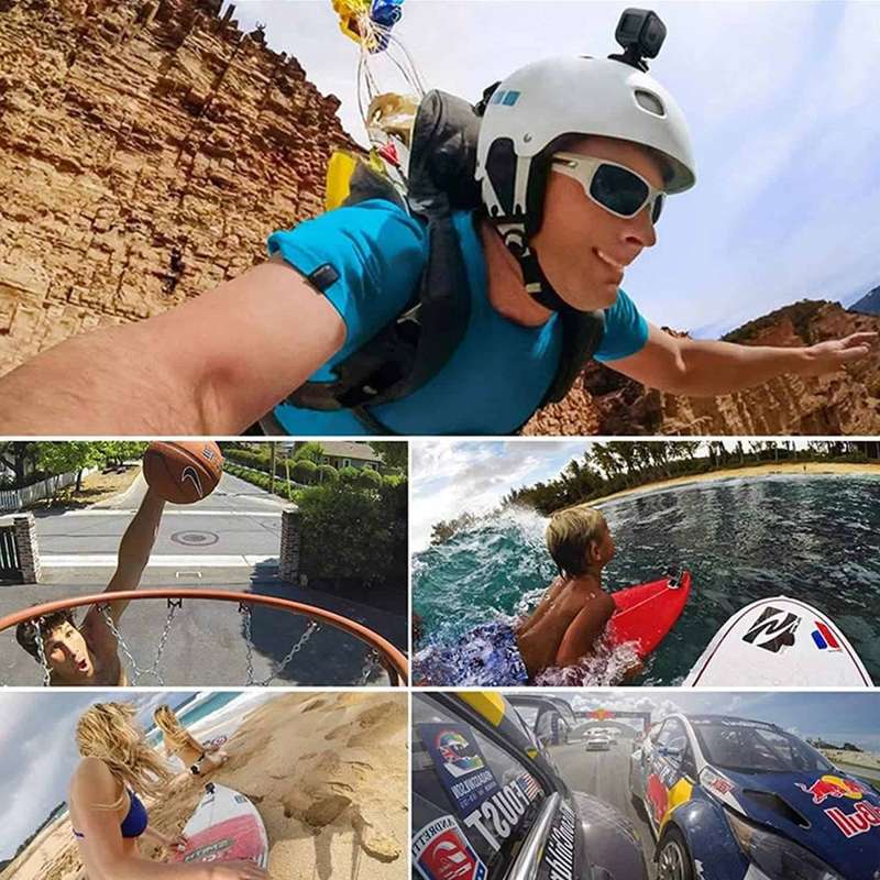 Action Mounts Adjustable Helmet Front Mount for GoPro Hero 5/ Hero 4