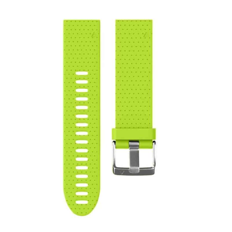 Silicone Strap for 20mm Garmin Fenix 5S/6S - Green