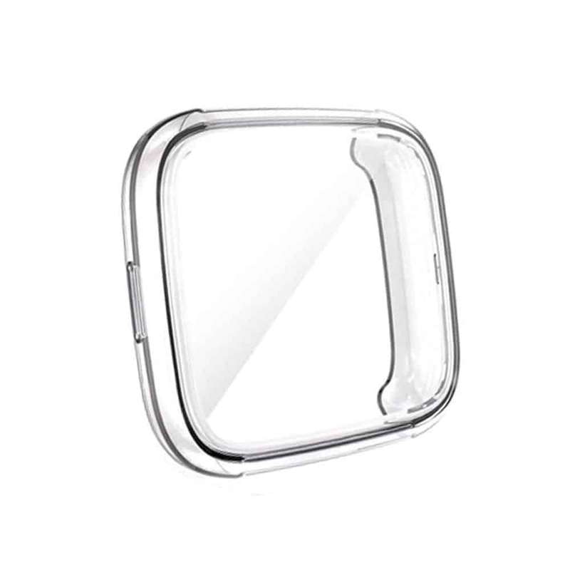 Silicone Strap (S/M) + TPU Protective Case for Fitbit Versa - Combo