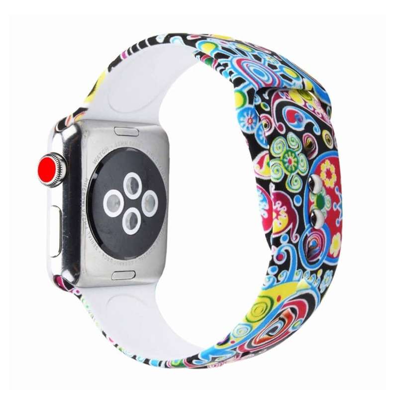 Silicone Strap for 38/40/41mm Apple Watch (S/M)- 3 Pack Combo