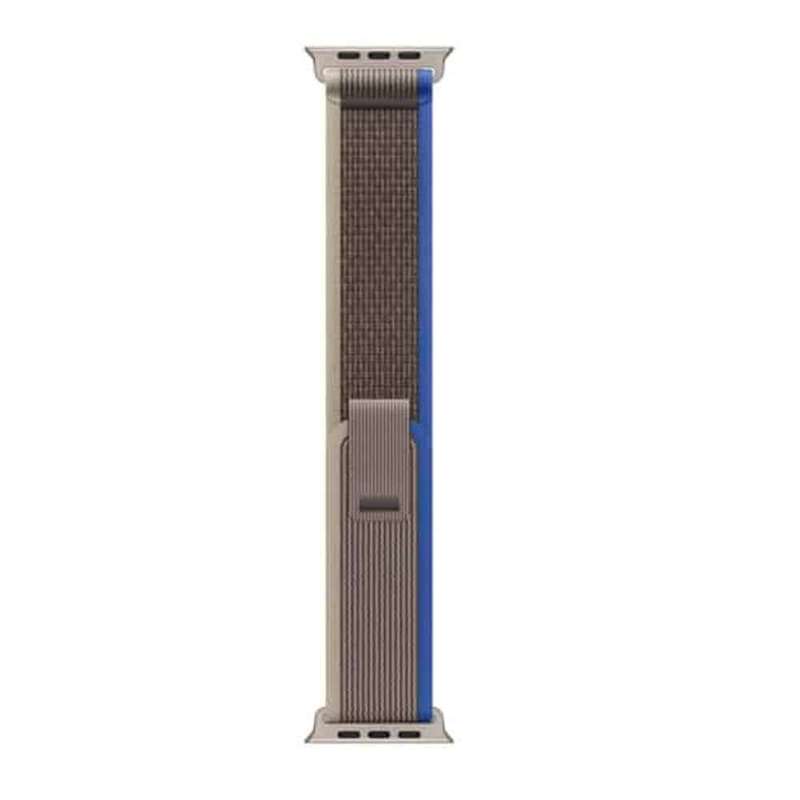 49mm Trail Loop Woven Nylon Strap for Apple Watch Ultra, Grey+Blue