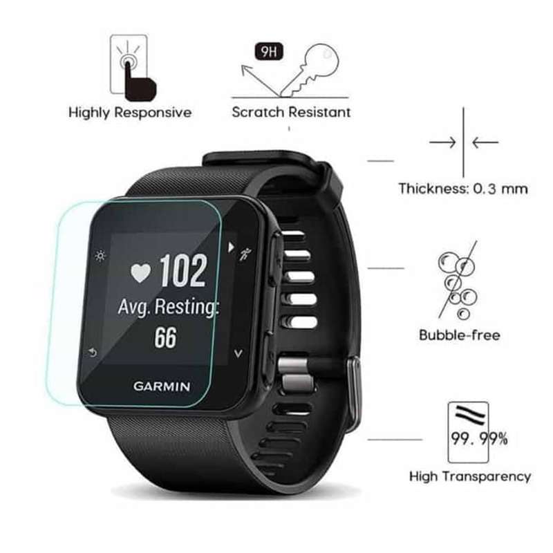 32mm Tempered Glass Screen Protector for Garmin Forerunner 35 x2 Combo