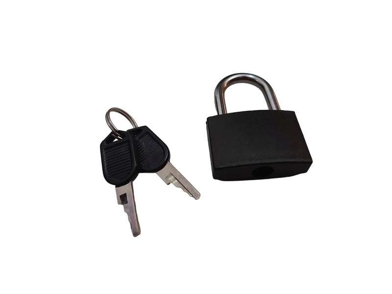 Plastic Shell Brass Padlock with 2 Keys