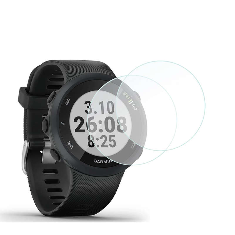 35mm Glass Screen Protector for Garmin Forerunner 45S x2 Combo