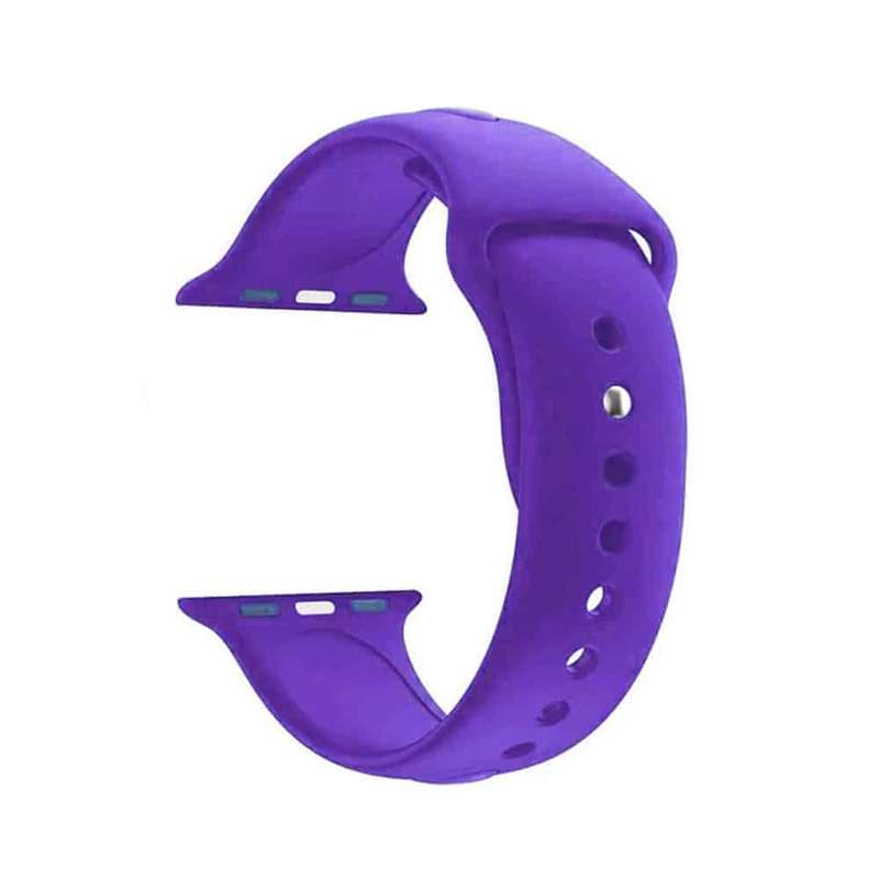 Silicone Strap for 38/40/41mm Apple Watch (S/M) - Purple