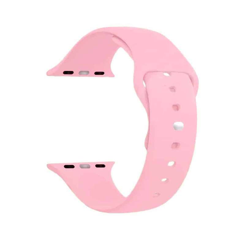 Silicone Strap for 38/40/41mm Apple Watch (M/L) - Light Pink