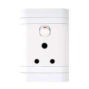 Lesco Single Switch Socket with Flush Cover