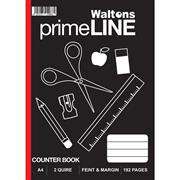 Waltons Primeline 2 Quire A4 Counter Book 5 Pack
