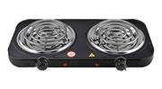 CaseyCondere Electric 2 Plate Spiral Stove Colour Black