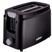 Salton 2 Slice Cool touch Black Toaster
