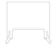 Casey Self Supporting Protective Transparent Barrier