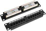 NetiX IPC Patch Panel 12 PORT, Retail Box , 1 Year warranty