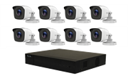 HiLook 8 Channel DVR with 8x 720p HD Bullet Cameras DIY