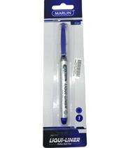 Marlin Liqui Liner Roller Ball Pen Blue Single  Medium