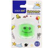 Marlin Kids 2 Hole Sharpener With Container Green