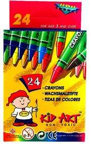 Kidart Wax Crayons 8mm