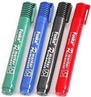 Foska Permanent Markers 4 Pack Wallet