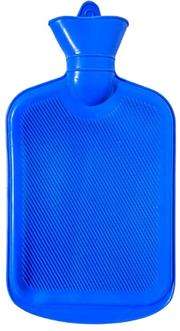 Casey Deluxe 2 Litre Rubber Hot Water Bottle Blue