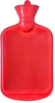 Casey Deluxe 2 Litre Rubber Hot Water Bottle Red