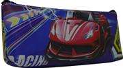 Brainware PU Leather 1 Pocket 20cm Pencil Bag  Ferrari