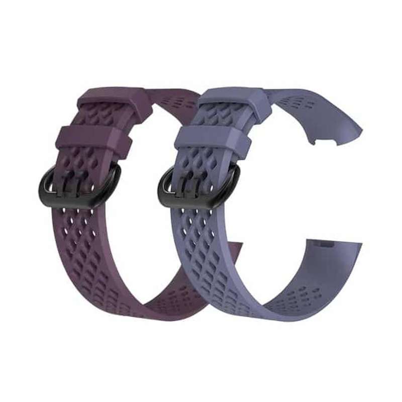 Silicone Strap for Fitbit Charge 3/4 S/M - Grey 22mm