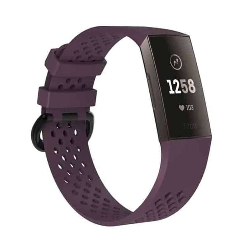 Silicone Strap for Fitbit Charge 3/4 S/M - Grey 22mm