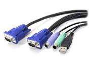 NetiX 3M Vga Usb And Ps2 Kvm Cable, ,