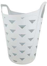 Casey Flexible Heavy duty Durable Laundry Basket White