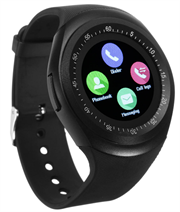 Geeko Y1S Unisex Bluetooth Round Smart Watch with GSM Sim