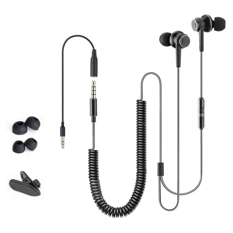 Extra Long ear phone buds 4.8m cord with 3.5mm 4 to 3 pole adapter