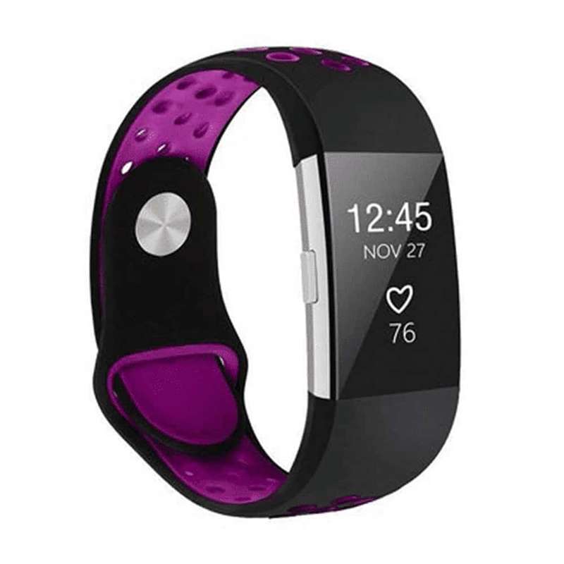 Ventilated Silicone Strap for Fitbit Charge 2