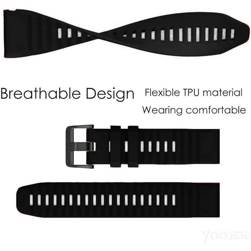 Silicone Strap for Garmin Vivoactive HR -Frost Blue