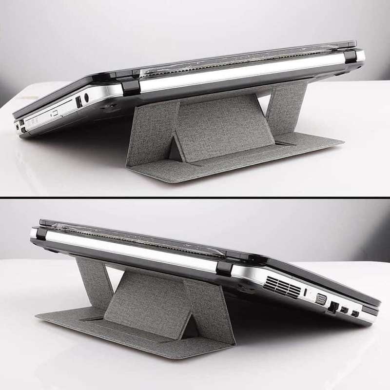 Adjustable Laptop Tablet iPad Macbook Foldable Stand - Grey