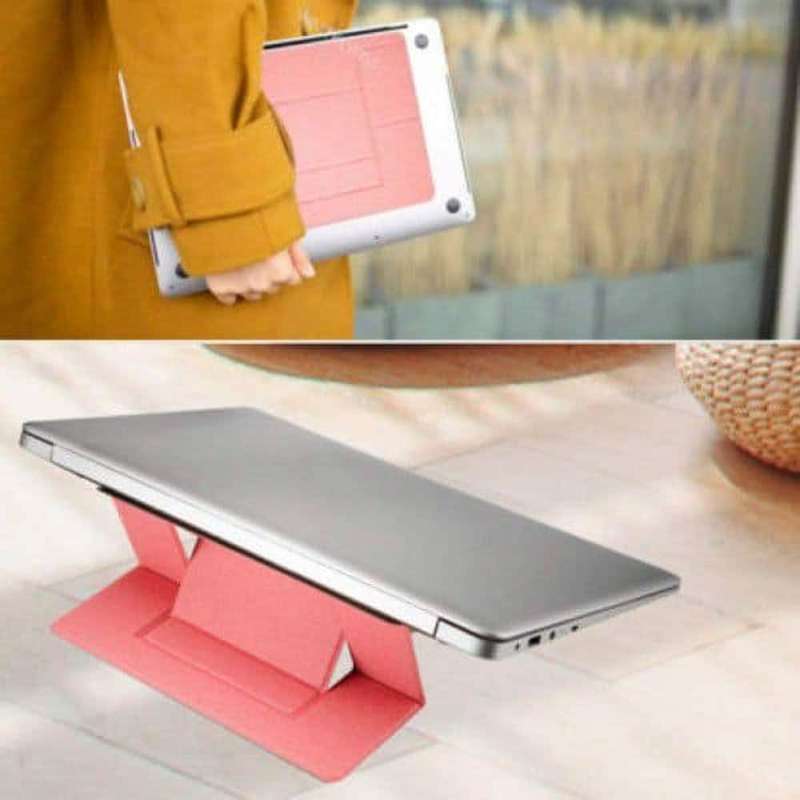 Adjustable Laptop Tablet iPad Macbook Foldable Stand - Grey
