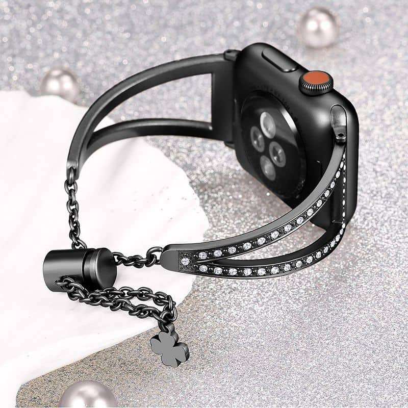 Jewellery Bracelet Strap for 38/40/41mm Apple Watch - Black