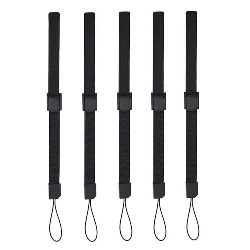 Killer Deals Adjustable Wrist Strap Nylon Lanyard- 5 Piece- 22cm Length