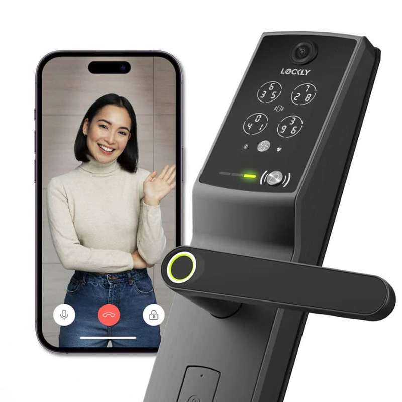 Lockly Rechargeable Smart Video Door Lock- Biometric Keyless