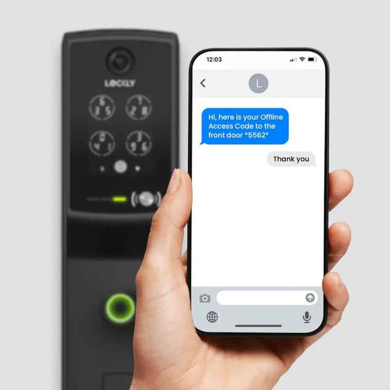 Lockly Rechargeable Smart Video Door Lock- Biometric Keyless
