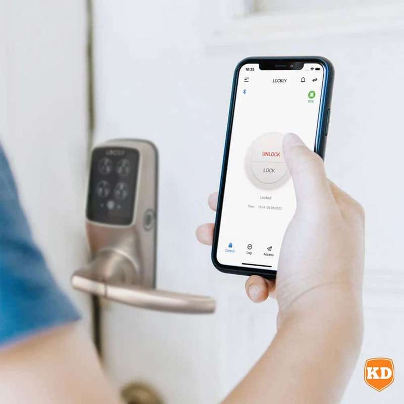 Peek-Proof Lockly Secure Plus Biometric PIN Genie Smart Lock