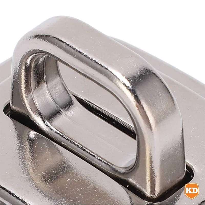 Anti-Theft Electronic Laptop Anchor Lock Base Plate- Silver