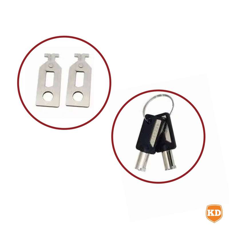 Key Type Security Desktop PC Computer Carbon Steel Wire Lock Cable
